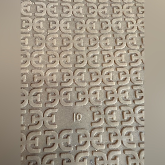 Sam Edelman Augustine leather platform wedge sandals size 10 black brown - Picture 7 of 8